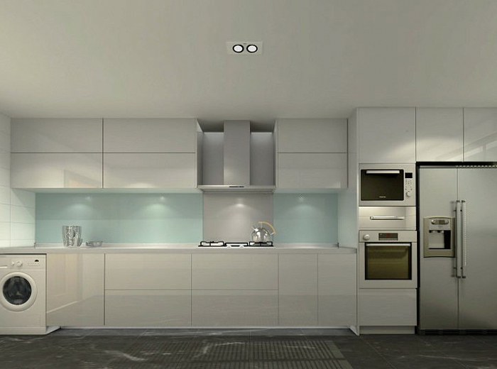 烤漆白色簡(jiǎn)約櫥柜