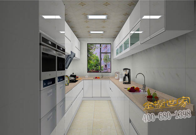 4套最新小廚房櫥柜裝修效果圖，小廚房也有大心臟