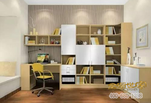 低調(diào)奢華有內(nèi)涵的書(shū)房設(shè)計(jì)效果圖