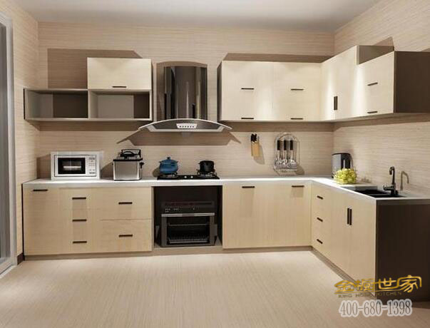 安裝完后的不銹鋼櫥柜有著一想不到的效果！